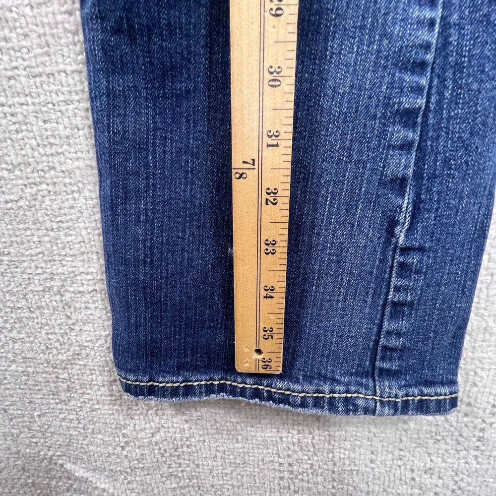 Silver Jeans Co Suki Mid Bootcut Jeans Dark Wash Contrast Stitch Blue Women 29 - Picture 4 of 10